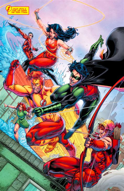 The Original Teen Titans Rebirth Comicnewbies