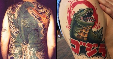 Immense Godzilla Tattoos Godzilla Tattoo Tattoos Godzilla