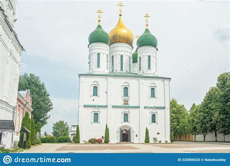 Assumption Cathedral In The Kremlin In The City Of Kolomna In Russia