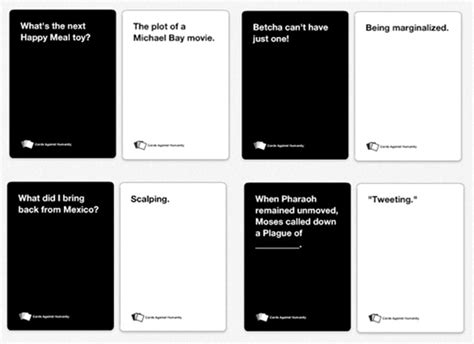 Cards Against Humanity The Party Game For Horrible People Techli