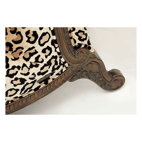Victoria Palace Armless Chaise Leopard Aico Furniture Furniture Cart