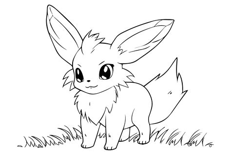 Eevee Pokemon Coloring Pages To Printable Eevee Coloring Pages Sexiz Pix