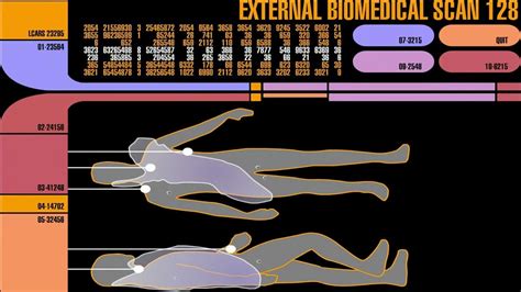 Star Trek Lcars Animations External Biomedical Scan Youtube