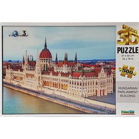 Hungarian Parliament Building 500 Pieces 3d Puzzle