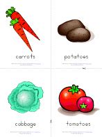 (the chopsticks add a level of wacky difficulty to this activity, which can be played just as easily. Vegetables Flashcards for Teaching Children - Full color ...