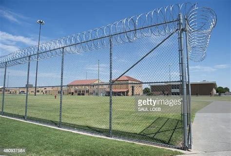 The Prison Yard At The El Reno Federal Correctional Institution In El
