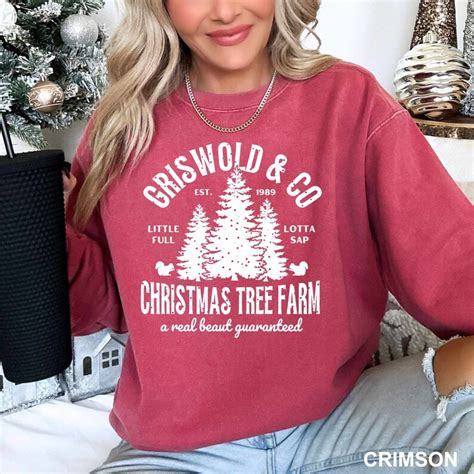 Griswold Christmas Tree Farm Sweatshirt Griswold Christmas Etsy