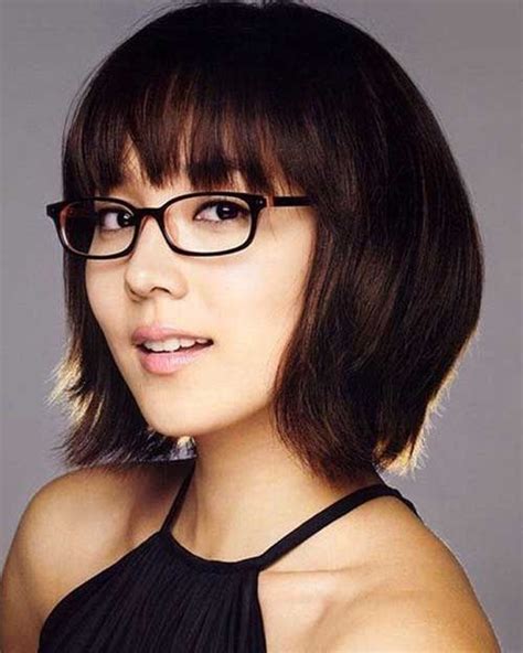 Pin On Bangs With Glasses Hairstyles