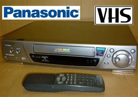 PANASONIC VHS VIDEO Tape Player Recorder Vcr Subtitles Record Jog Tape