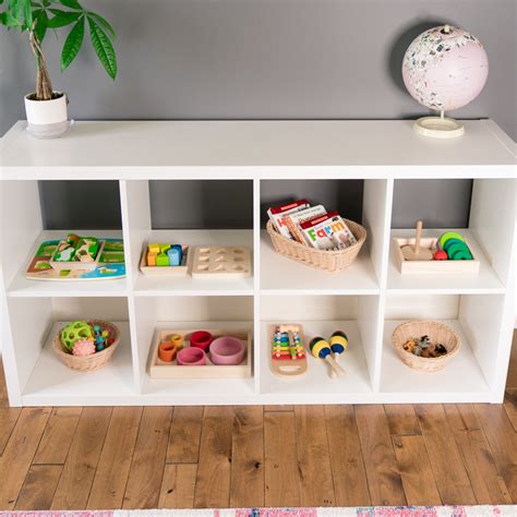 Montessori Shelves How We Set Up Our Toy Storage