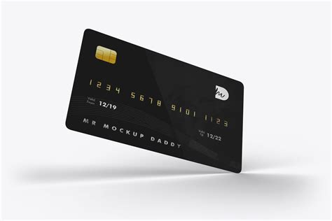 If you're planning to use this account for regular payments, make sure you take these fees into consideration first. Free Credit Card Mockup - Mockup Daddy