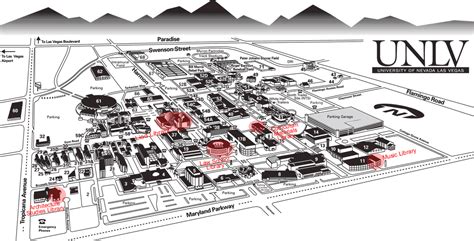 unlv campus map pdf interactive map