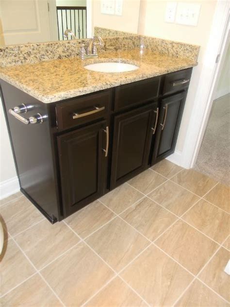 You could pair espresso cabinets with a light granite top and add a subway tile backsplash. Timberlake Scottsdale Maple espresso cabinets, santa ...