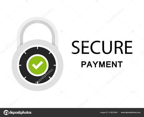 Secure Payment Icon Ssl Encryption Transaction Safe Pay Money Vector