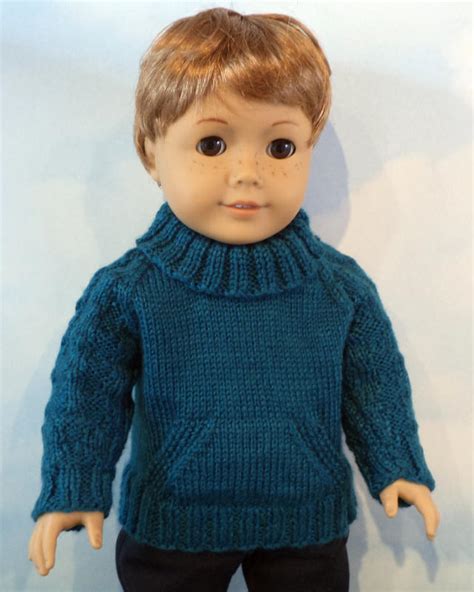 Dan El Designs George Doll Clothes Knitting Pattern 18 Inch American