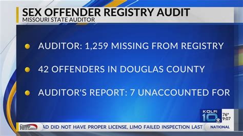Missouri Sheriffs Respond To Sex Offender Registry Audit Youtube