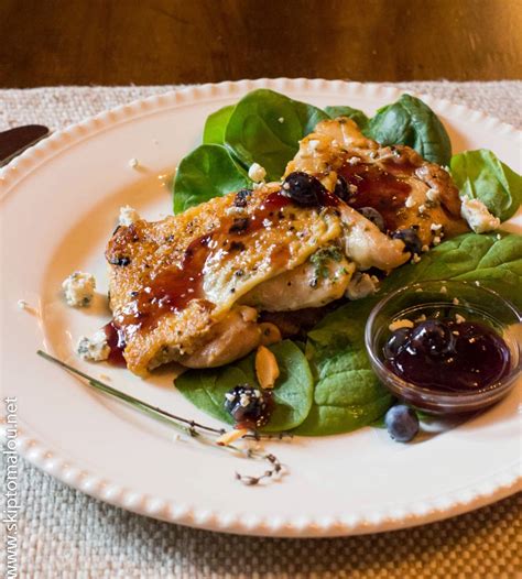 Skip To Malou Lavander Encrusted Chicken With Blueberry Glaze