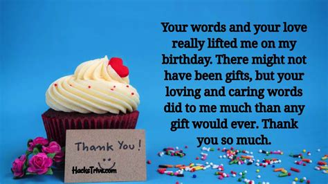 Emotional Thank You Messages For Birthday Wishes Ultima Status