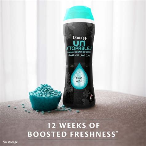 Simply shake a little (or a lot) into the cap. Buy Downy Unstopables Fresh Scent Booster Beads 275g ...