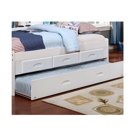 Full size daybeds will be perfect item for homes with limited space. White Full Bookcase Daybed With Trundle And 3 Drawers ...