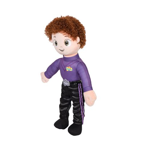 The Wiggles Plush Doll Lachy Purple Wiggle Doll Measures 14 Inches For