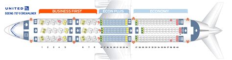 Dreamliner Seating Chart Seat Map Boeing United Airlines