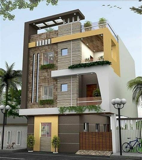 Pin By Ali Mzore On واجهات In 2020 Duplex House Design Indian House