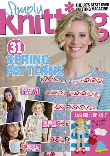 Simply Knitting Magazine Issue 172 Back Issue