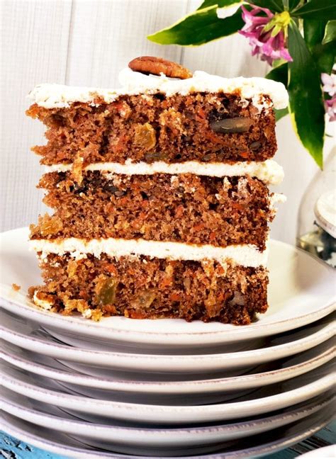 Carrot Cake with Cream Cheese Frosting - Hummingbird Thyme