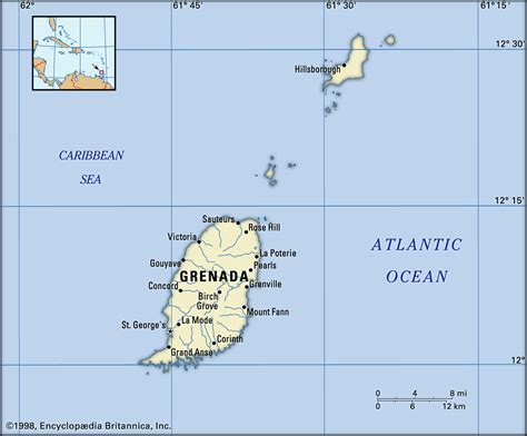 Grenada History Geography And Points Of Interest