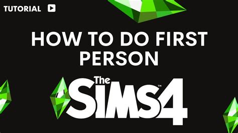 How To Go Into First Person Sims 4 Youtube