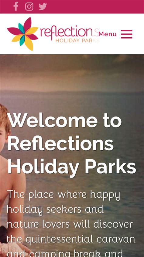 Reflections Holiday Parks Sign Up To Newsletter To Win A