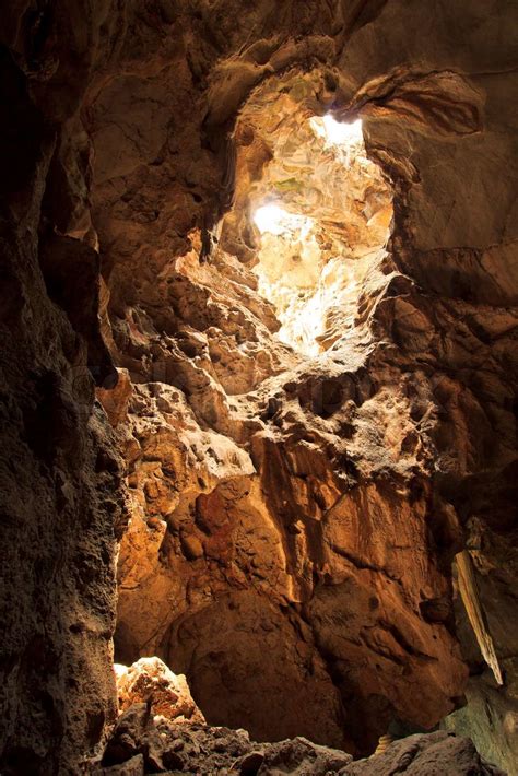 Sun Rays In Cave In Thailand Stock Image Colourbox