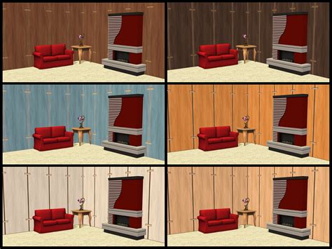 Theninthwavesims The Sims 2 Ts4 Eco Living Paneling Walls For The Sims 2