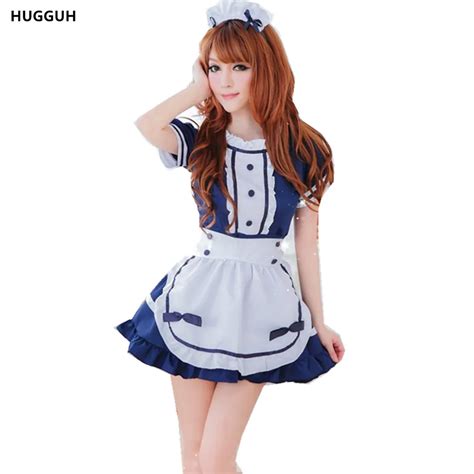 Hugguh Brand New Sexy Maid Costume Japanese Princess Uniform Maid Cosplay Costume Anime Clothing