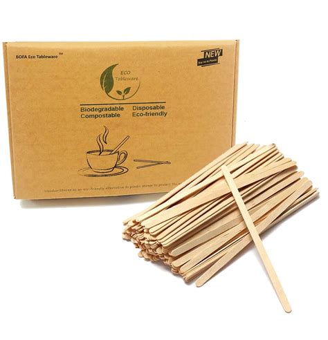 buy wooden coffee stir sticks for coffee stirring 1000 pack 5 5 inch espresso wood stir stick