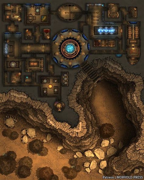Temple Of The Arcane Flame X Battlemaps Fantasy Town Fantasy Map Dungeons And