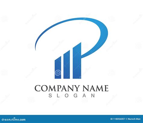 P Finance Logos Template Vector Stock Vector Illustration Of Account