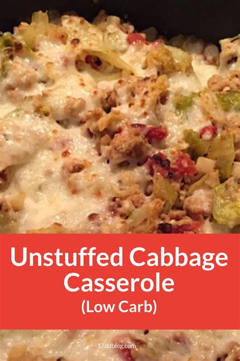 Unstuffed Cabbage Casserole Keto Friendly Bear Recipes Bear Diet