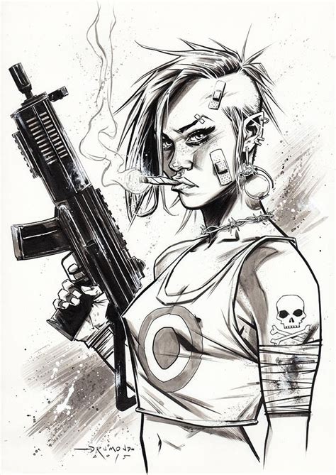 Tank Girl By Drummond Art Tank Girl Comic Post Apocalyptic Girl