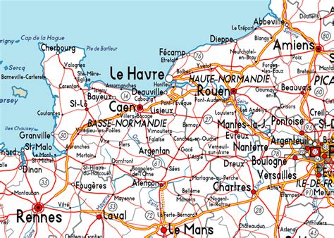 Normandy Map Normandy Map Map Normandy