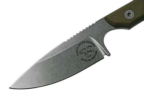 White River Knives M1 Backpacker Pro Magnacutg10 Grün Limited Edition