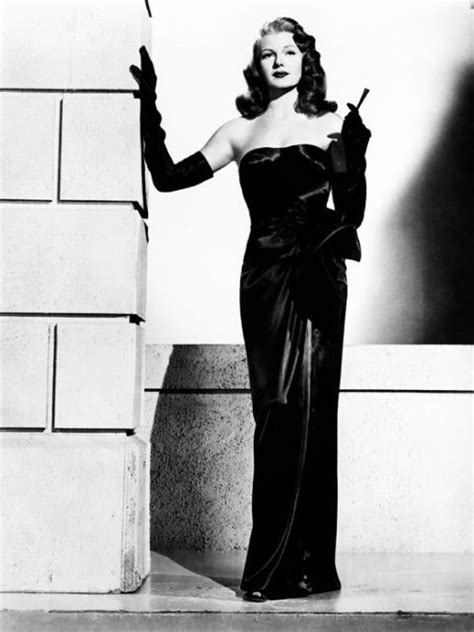 the stunning rita hayworth and her sleek and sexy gown from gilda 1946 katharine hepburn
