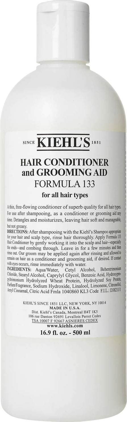 Kiehls Since 1851 Hair Conditioner And Grooming Aid Formula 133 500ml