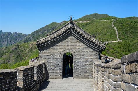 Premium Photo Beautiful Watchtower The Great Wall Of China