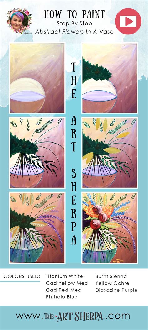 Today i am painting easy abstract flowers in acrylics, perfect for beginners! How to paint abstract flowers in a Vase Step by step full ...