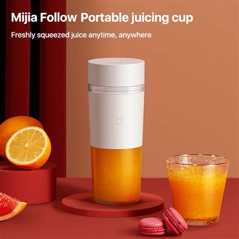 Xiaomi Mijia Ml Rechargeable Portable Juicer Cup Mjzzb Pl Fruit