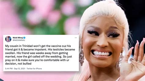 Um Doctor Trinidad Health Minister Debunk Nicki Minaj Tweet Suggesting Vaccines Could Cause