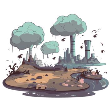 Pollution Clipart Cartoon Illustration Of Pollution Vector Pollution