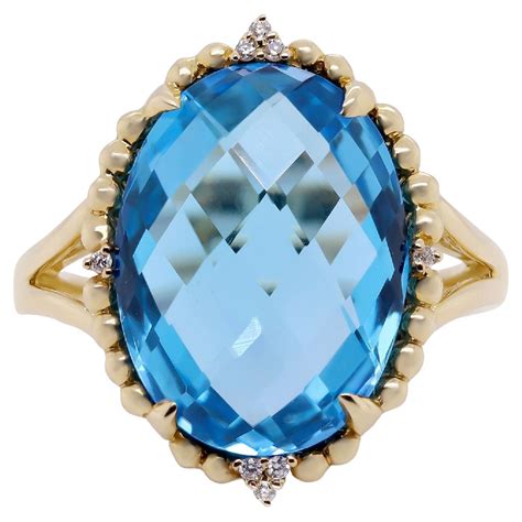 Freedom Indigo Pure Blue Natural Zircon Diamond Ring 1005 Carat 14